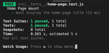 Fase 1: RED. Primer test con error